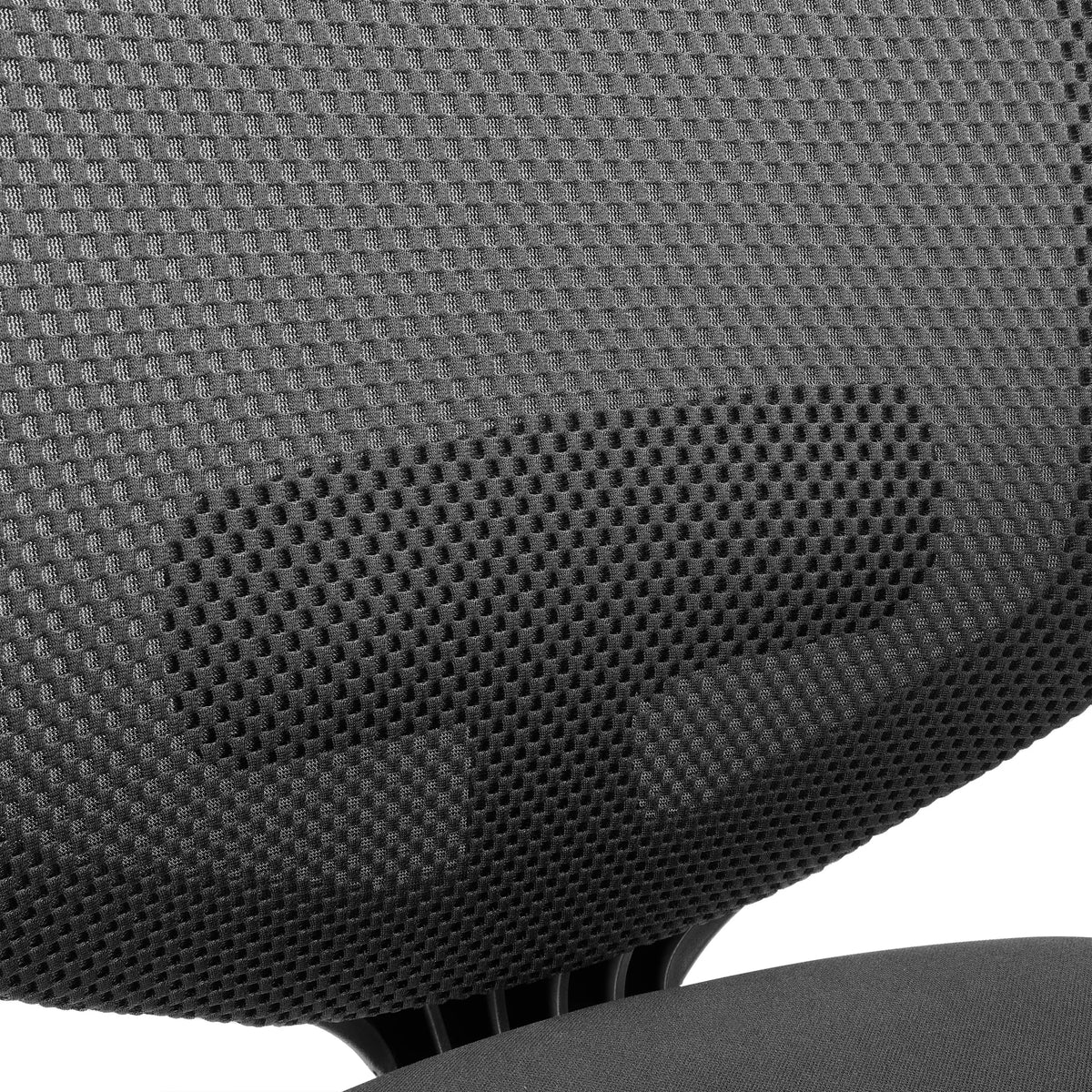 Structured mesh backrest of the Delvia Professional Office Chair in black by hjh OFFICE