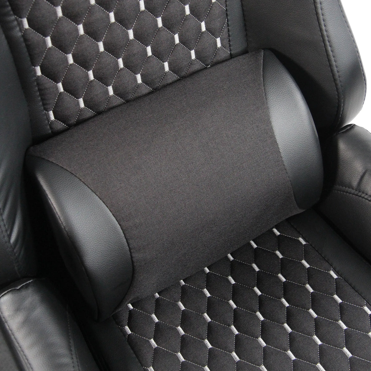 Lumbar pillow with quilted cover of the GAMEBREAKER SX 04 Gaming chair by hjh OFFICE
