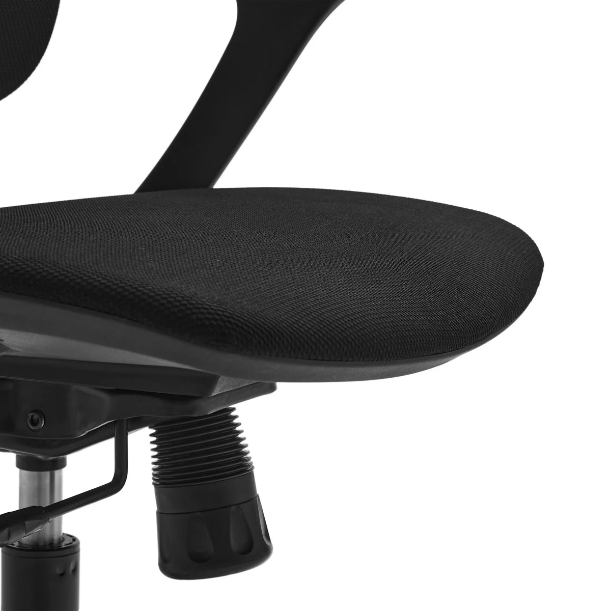 Seat and gas lift of the Home Office Chair Malio in black by hjh OFFICE