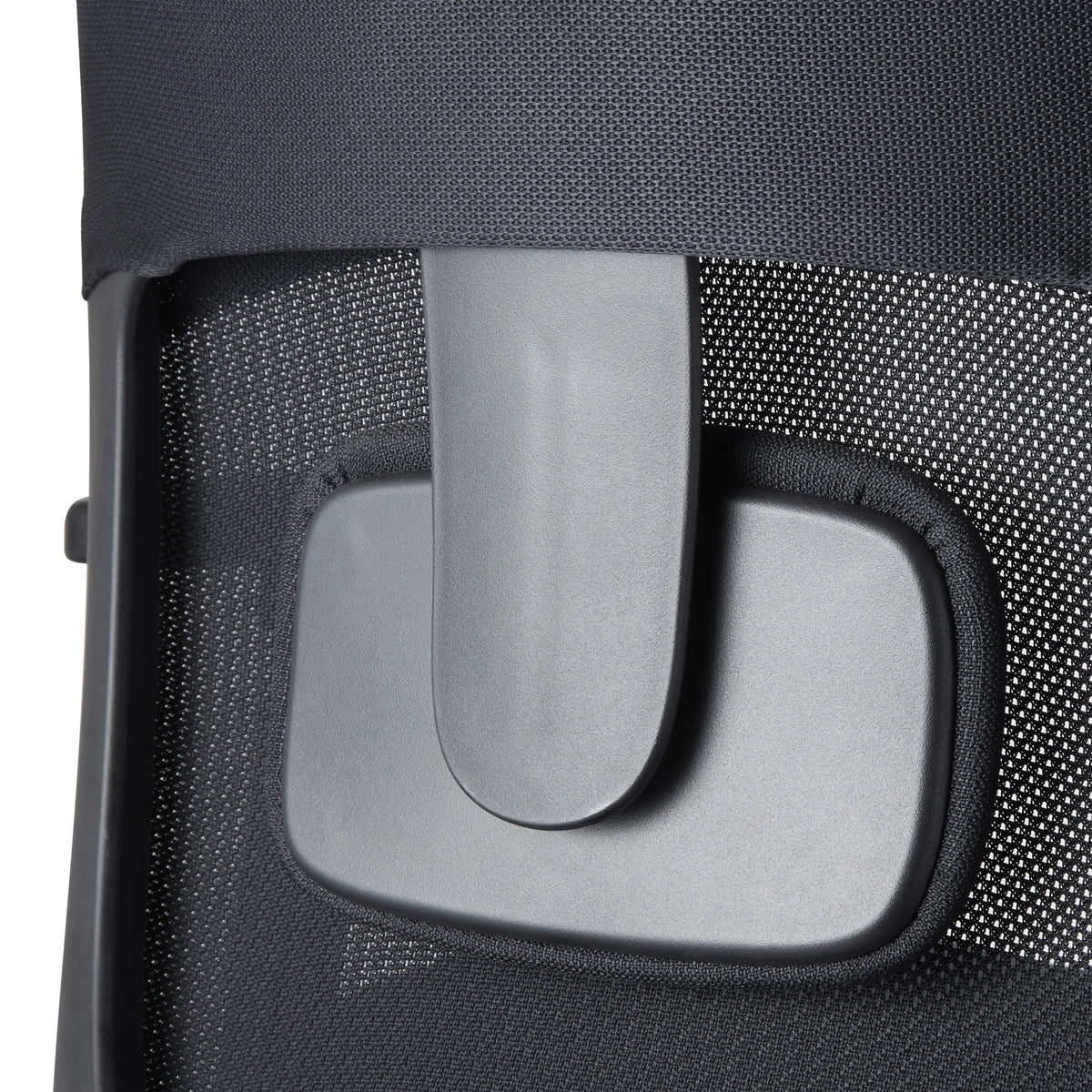 Adjustable lumbar support of the Professional Office Chair Skandis Pro in black by hjh OFFICE