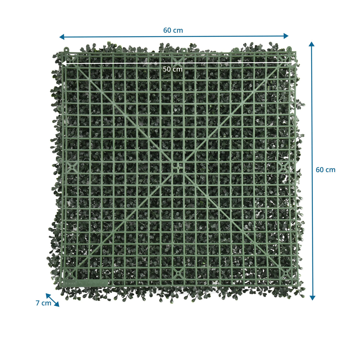 Dimensional drawing of the Plant mat LEAFLUXE 1 60 × 60 cm by hjh LIVING