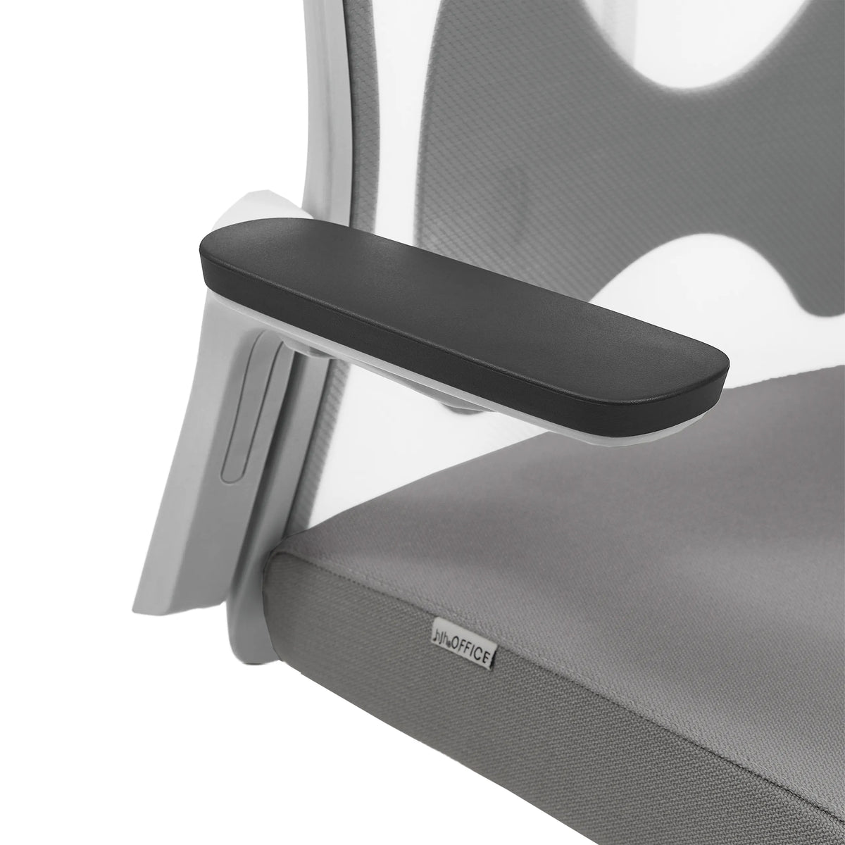 Adjustable armrest of the Professional Office Chair ARCEO W in grey by hjh OFFICE