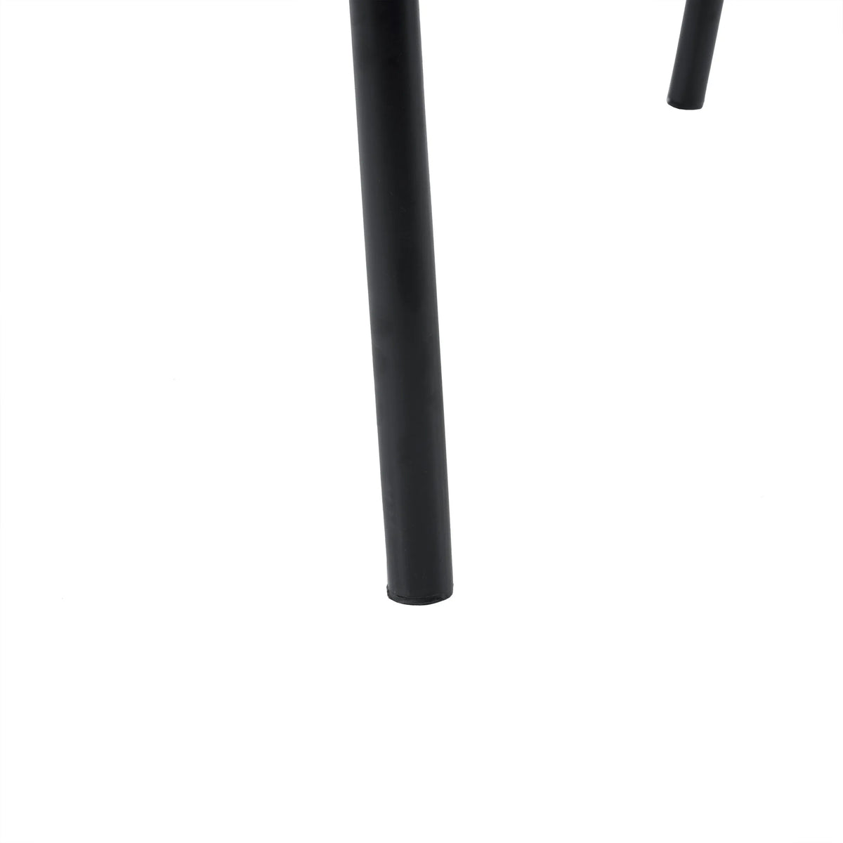 Black chair leg of the Lifea Flex upholstered chair by hjh LIVING