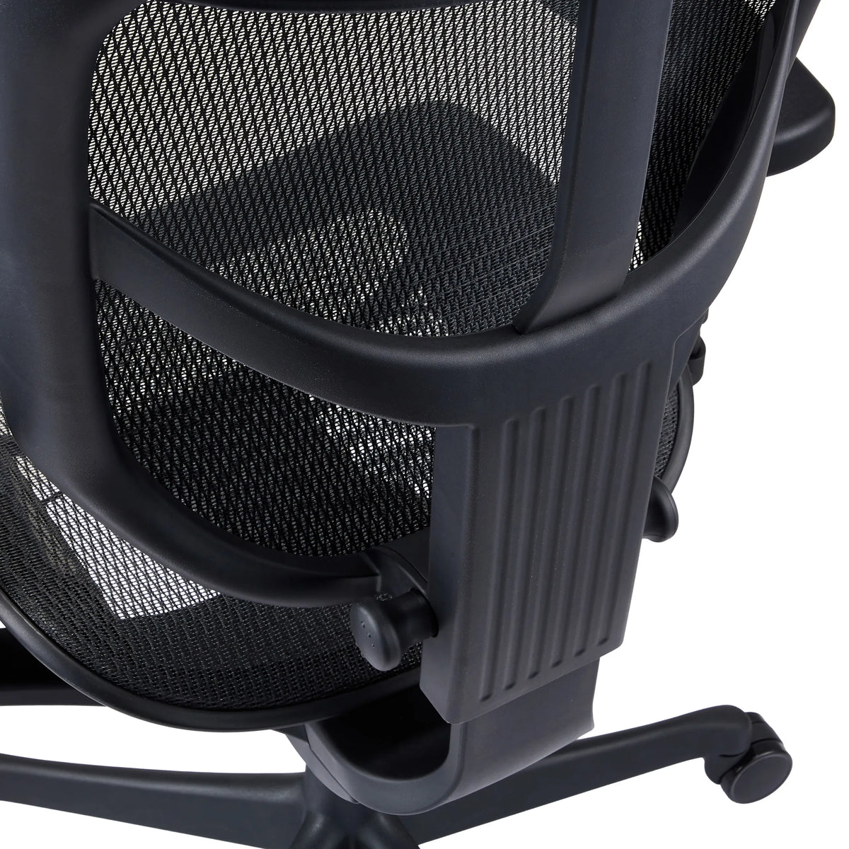 Black mesh backrest of the Professional Office Chair ENJOY ULTRA GEN2 with plastic frame by hjh OFFICE