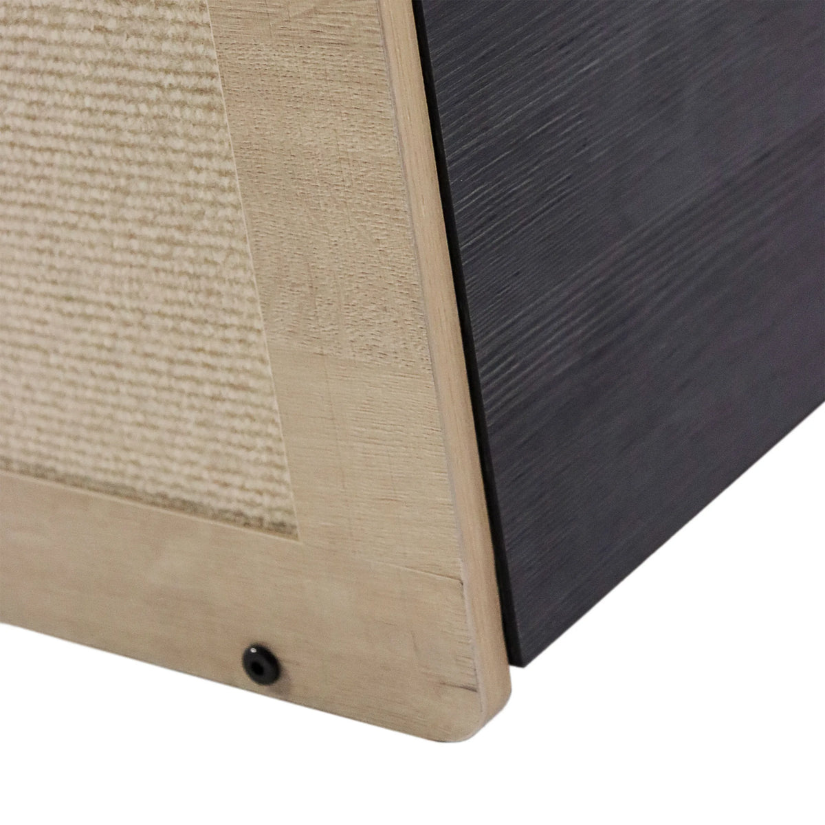 Corner of the Cat house KITTY PAWBOX 2 in black and oak with a screw by hjh LIVING