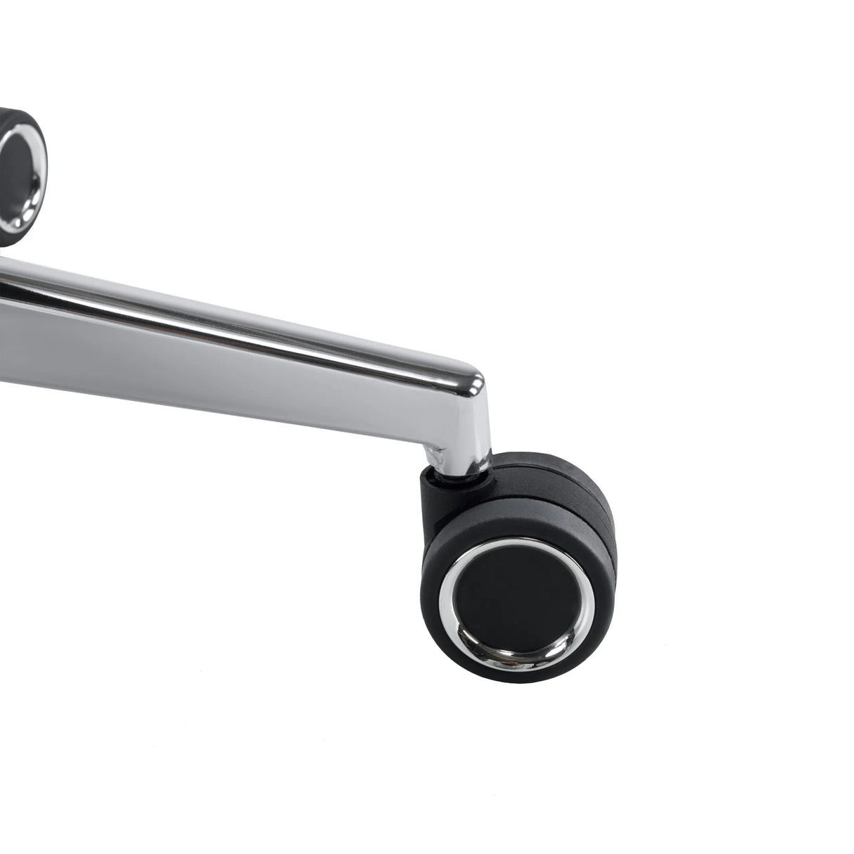 Chrome carpet caster of the Professional Executive Chair VELVET ECO by hjh OFFICE