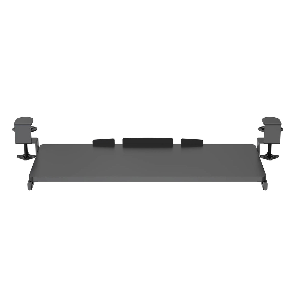 Black VM-KB keyboard tray with two side armrests by hjh OFFICE