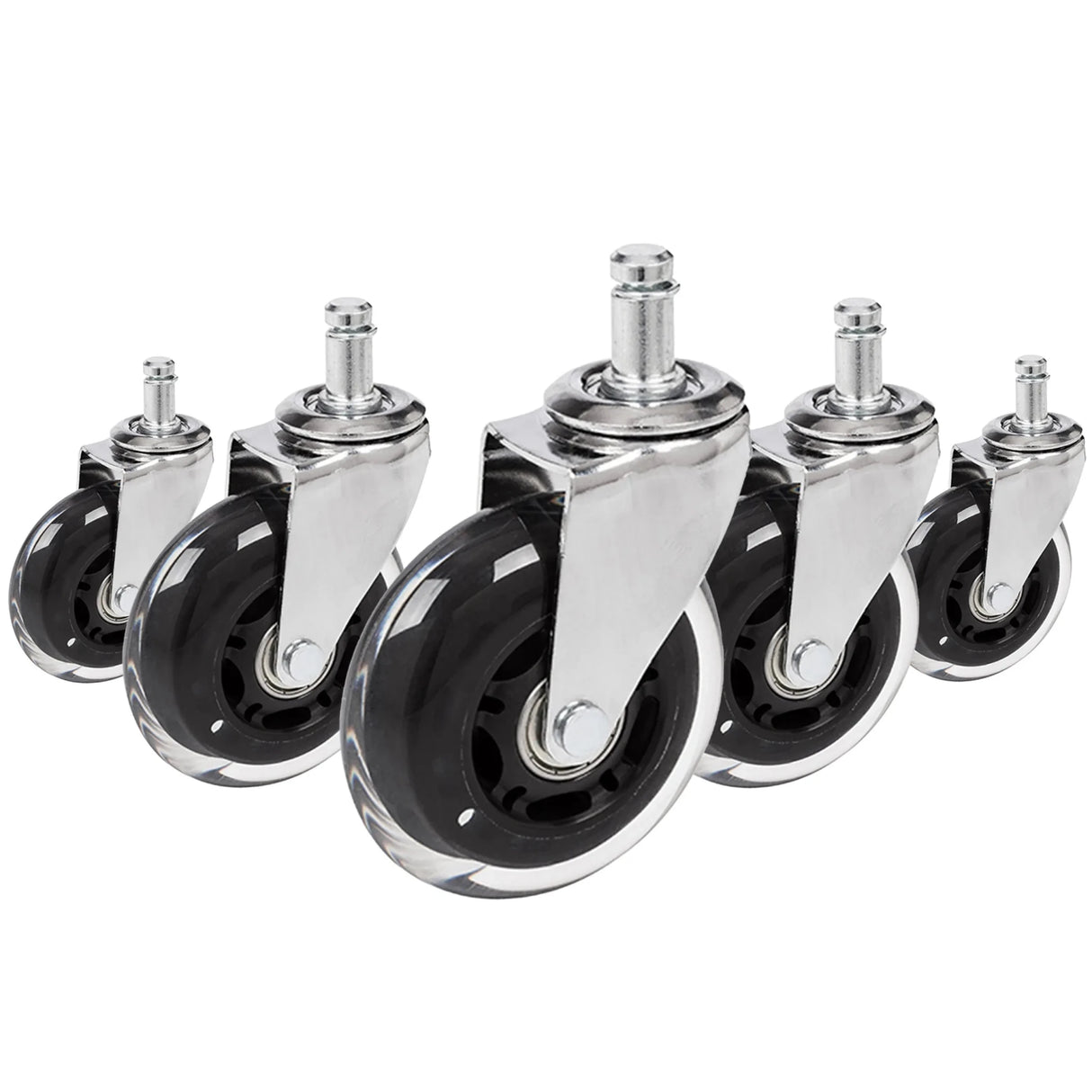 5x ROLO SKATE CT 11mm/75mm Hard floors - Castors