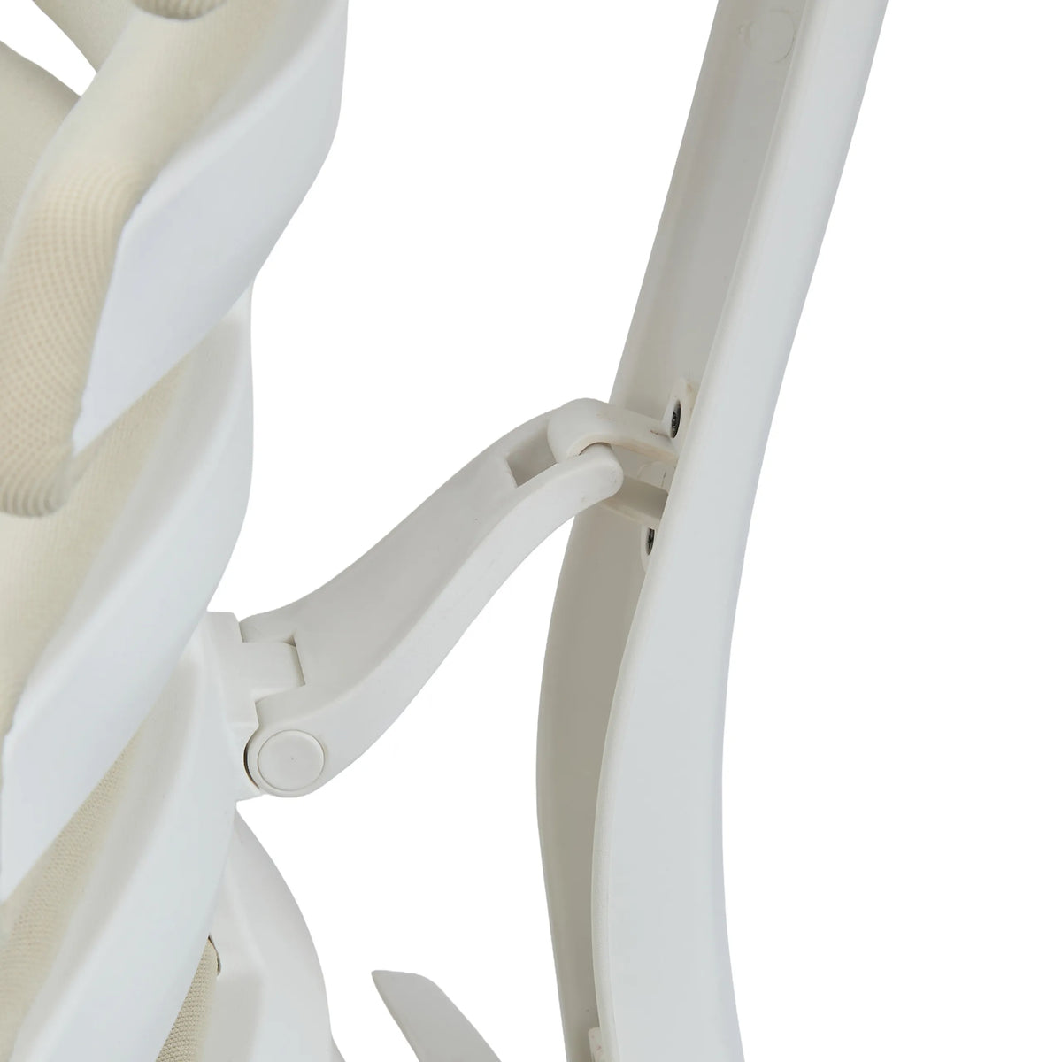 Backrest connector of the ERGO LINE W Professional Office Chair in white by hjh OFFICE