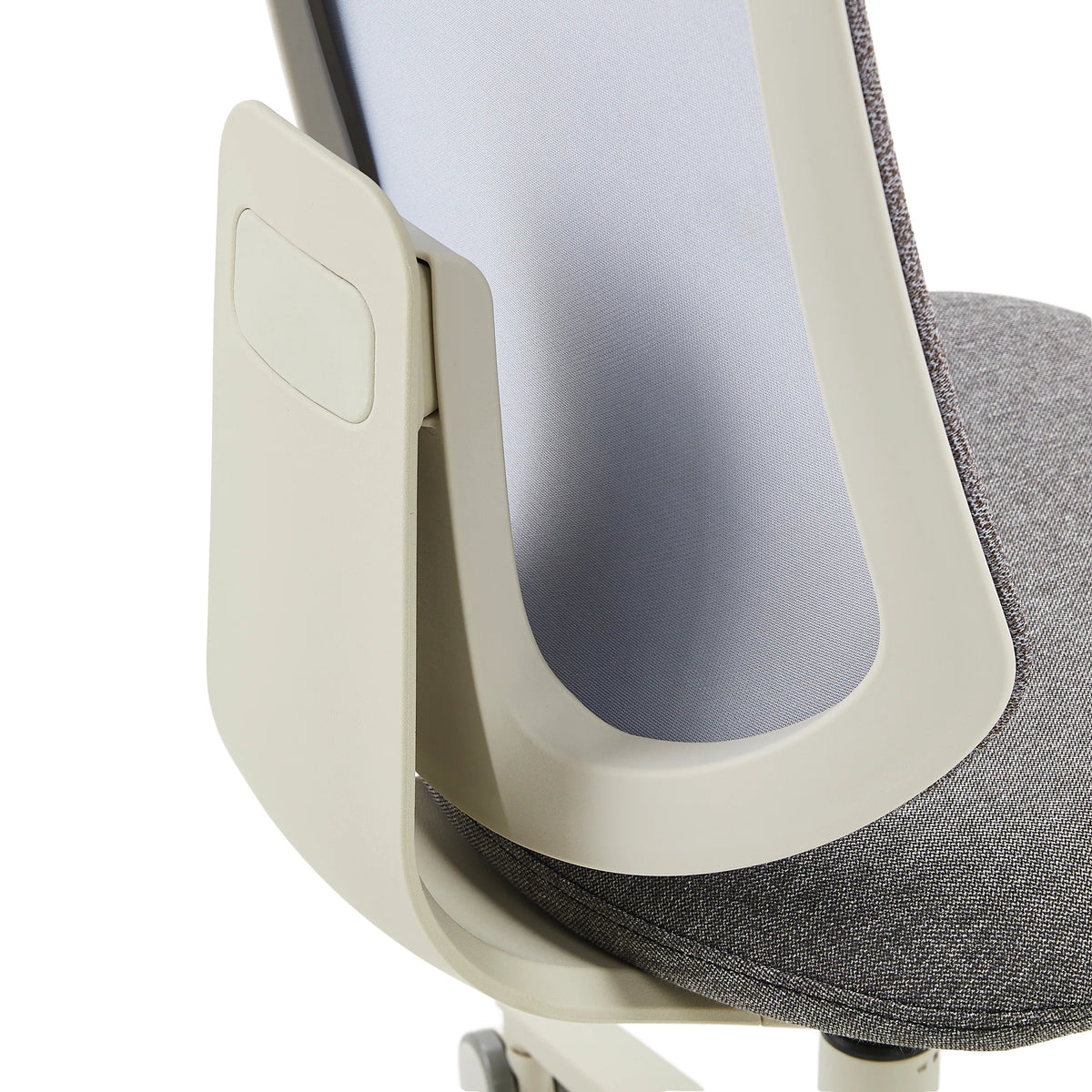 Side backrest support of the Home Office Chair Sitflex Lady in grey by hjh OFFICE