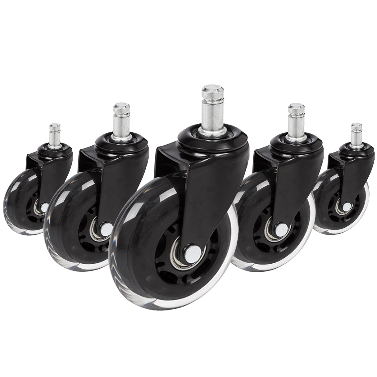 5x ROLO SKATE ST 11mm/75mm Hard floors - Castors