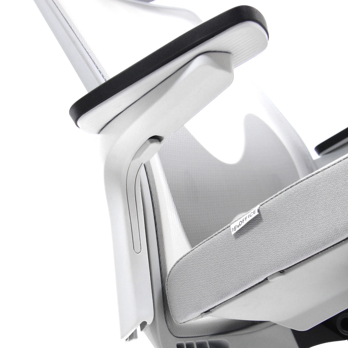 Adjustable armrest of the Professional Office Chair ARCEO W in grey by hjh OFFICE