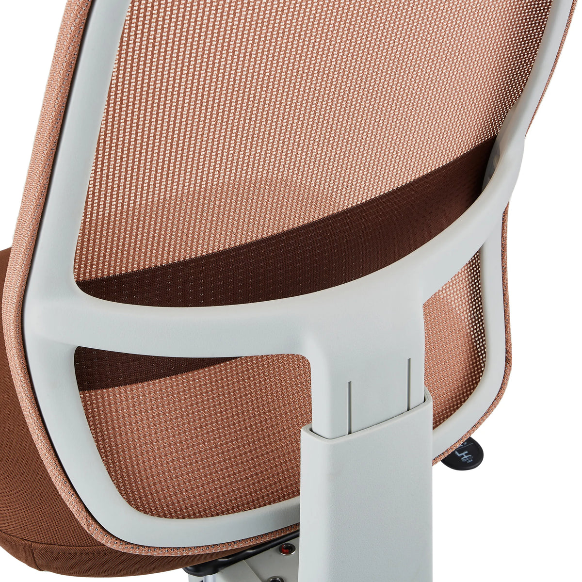 Brown mesh backrest of the Professional Office Chair Minoro W by hjh OFFICE