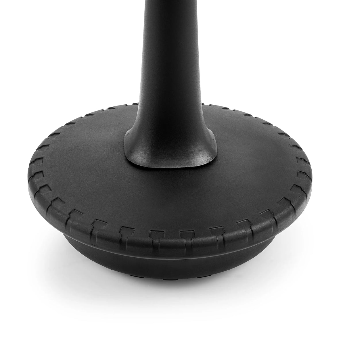 Round, black base of the Standing aid Balance Sit Ergo by hjh OFFICE