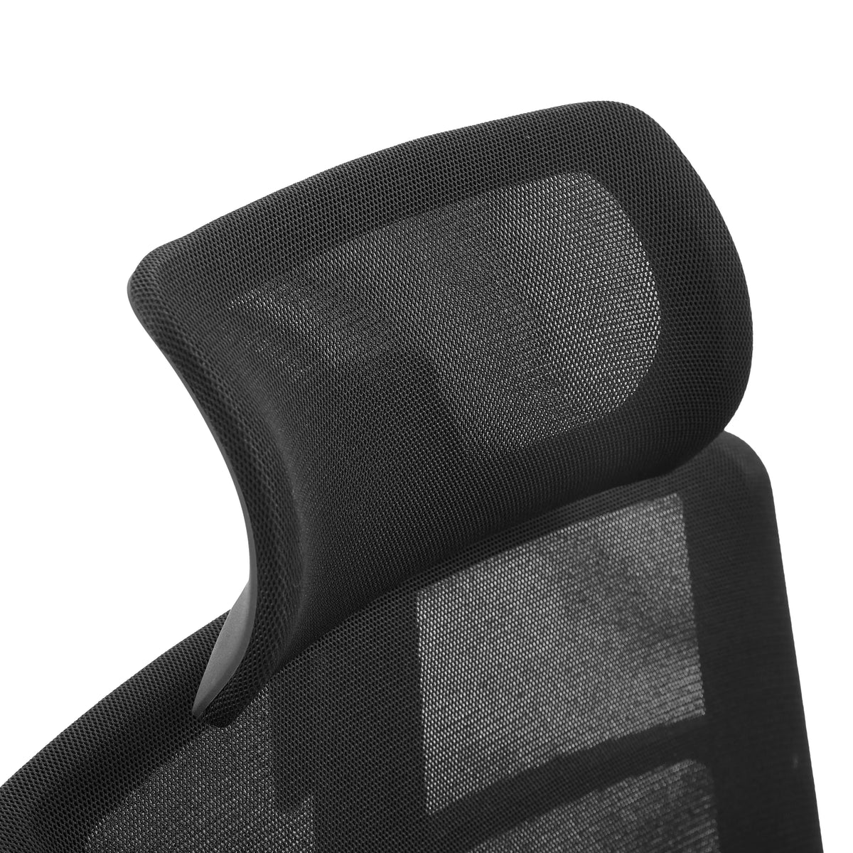 Black mesh headrest of the Professional Office Chair SPINIO PRO by hjh OFFICE