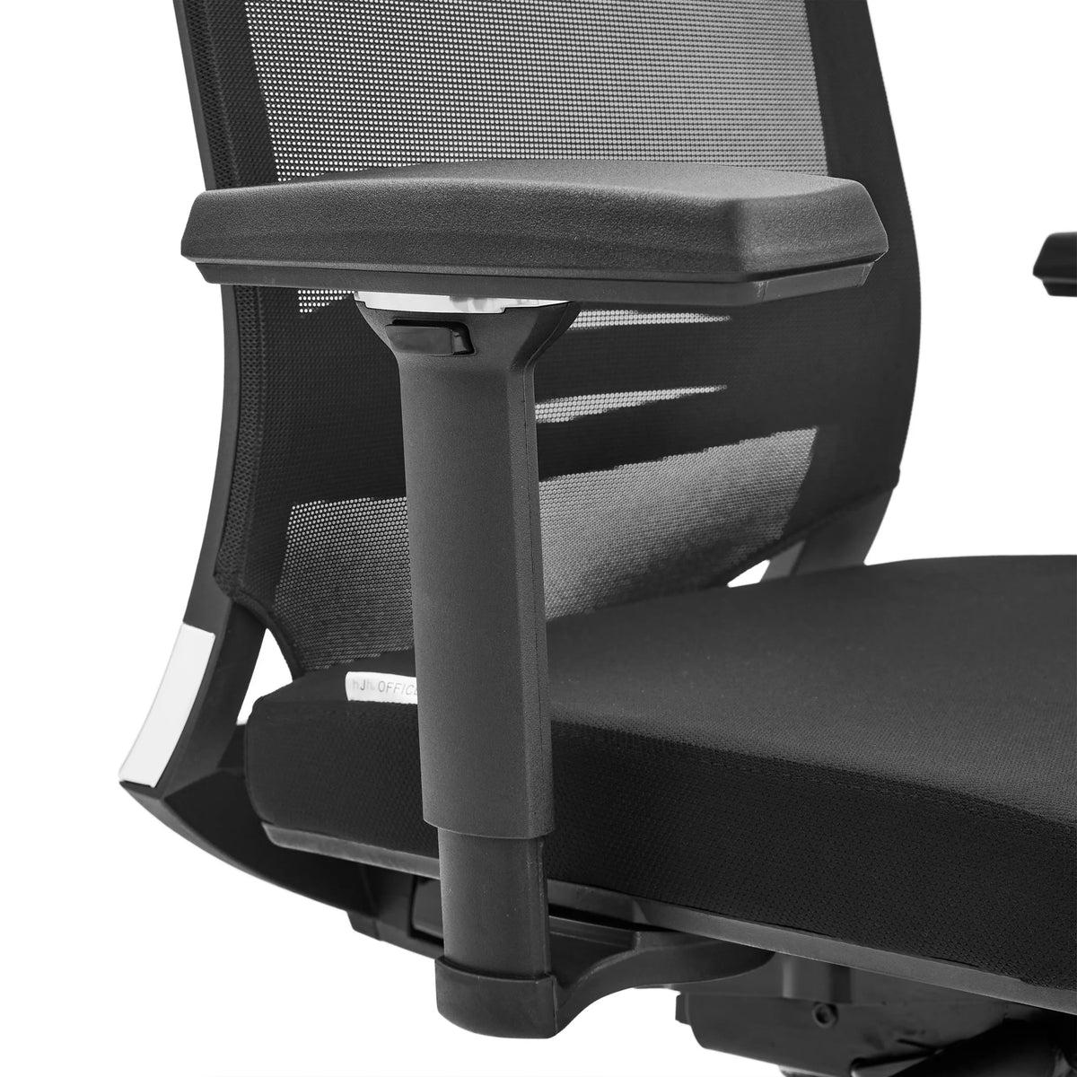 Adjustable armrest of the Professional Office Chair PORTO PRO in black by hjh OFFICE