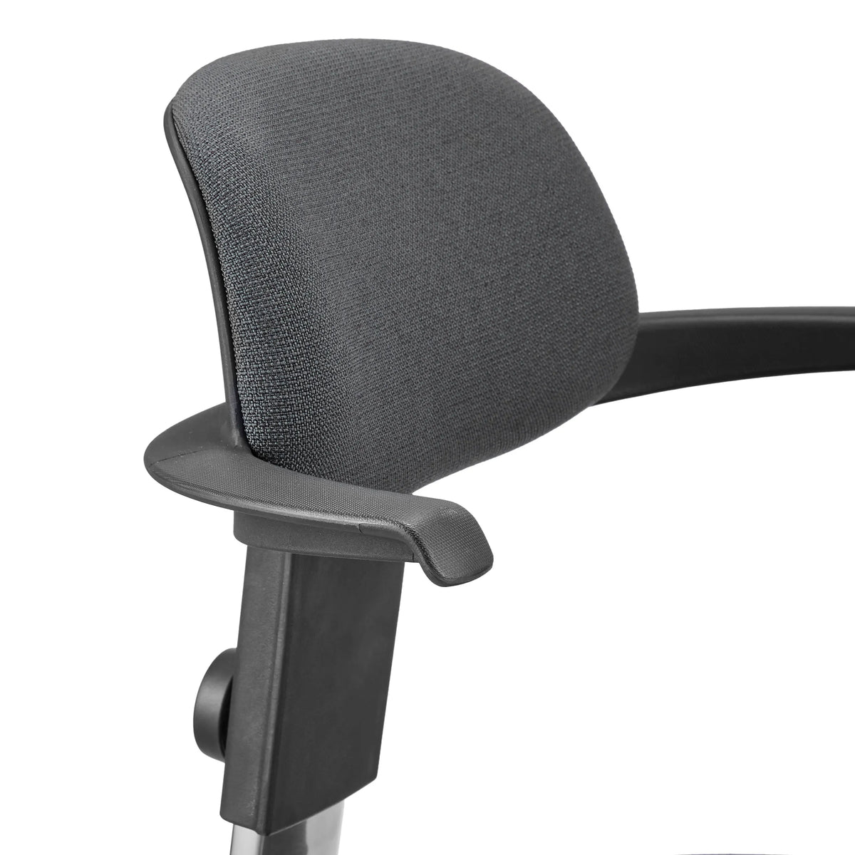 Dark grey fabric headrest of the WORK 40 work chair by hjh OFFICE
