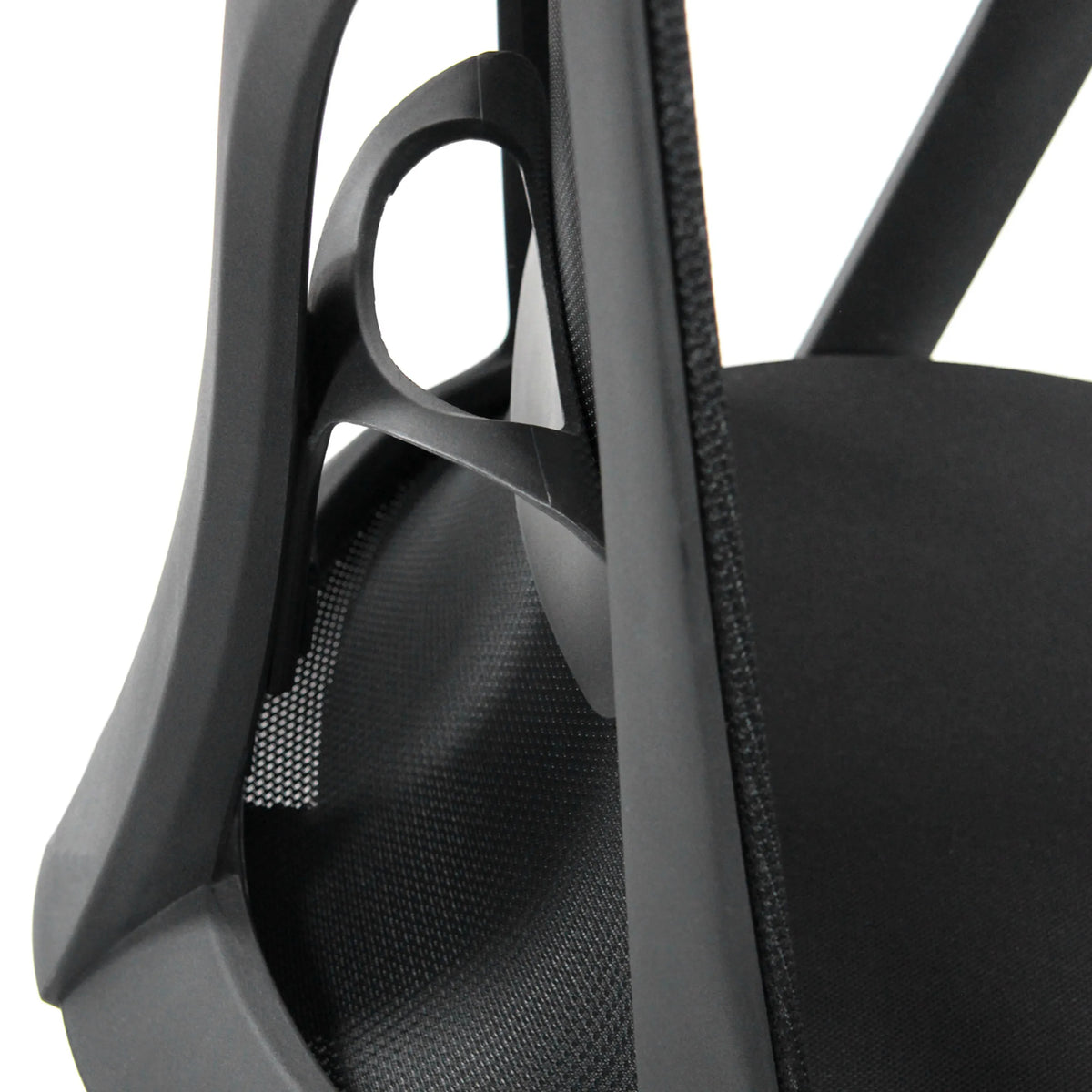 Side plastic support and mesh fabric of the Home Office Chair FALUN BASIC by hjh OFFICE