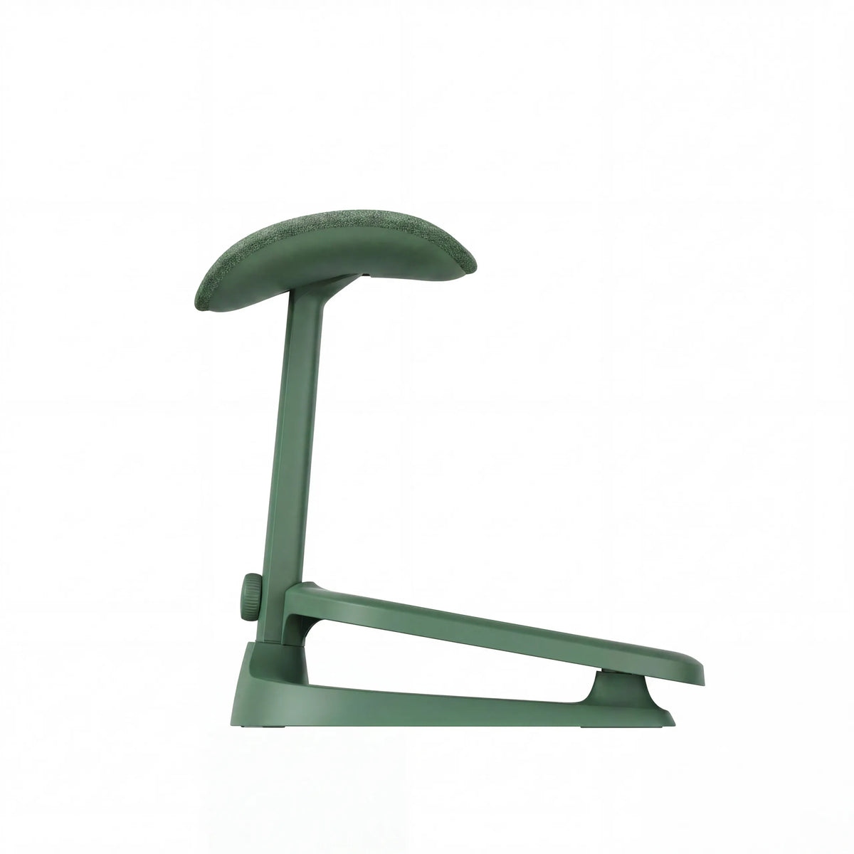 Green Footrest LiberNovo Omni StepSync with padded top and tilt adjustment by Libernovo