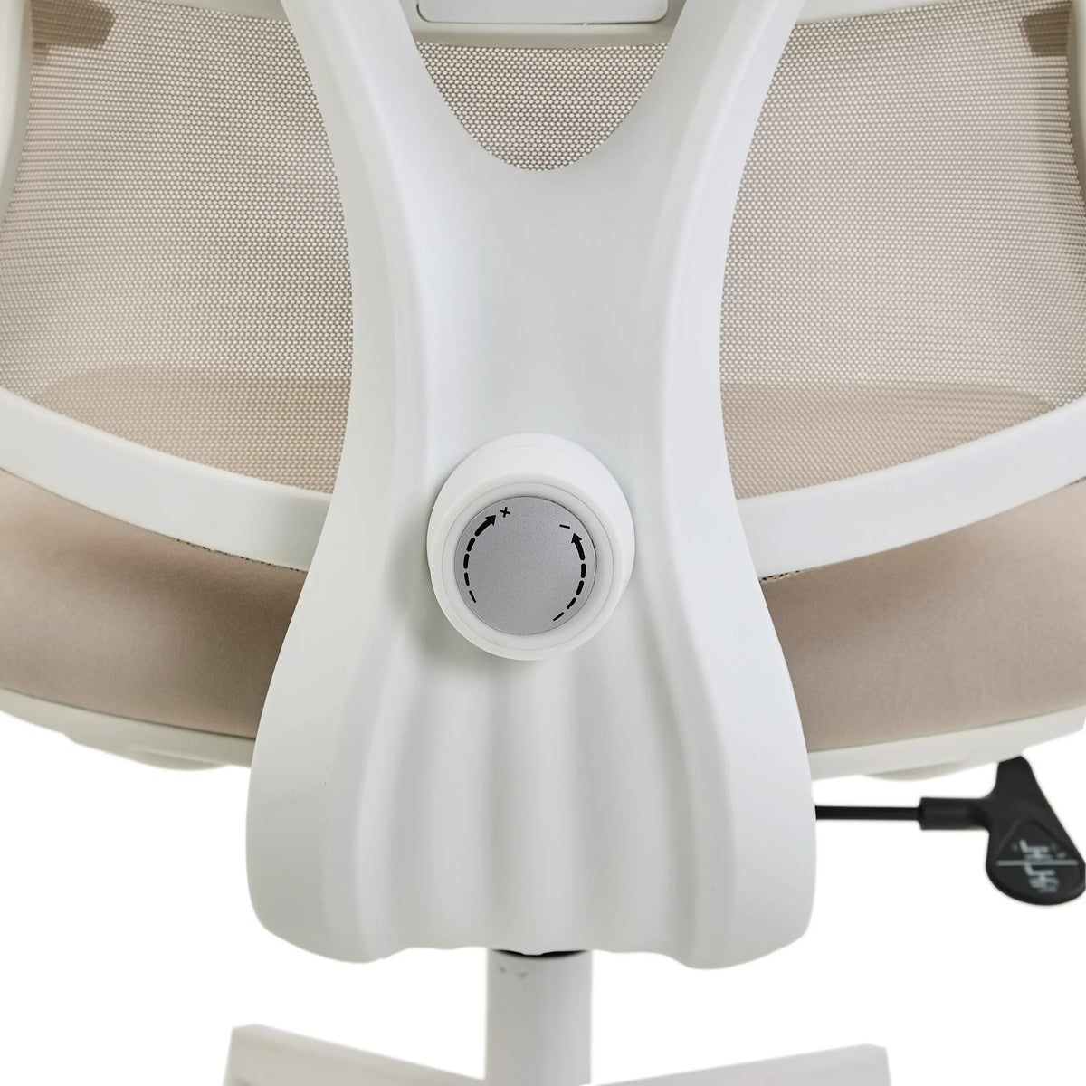 Control knob for adjusting the backrest of the Professional Office Chair ERGOMY W in beige by MyBuero