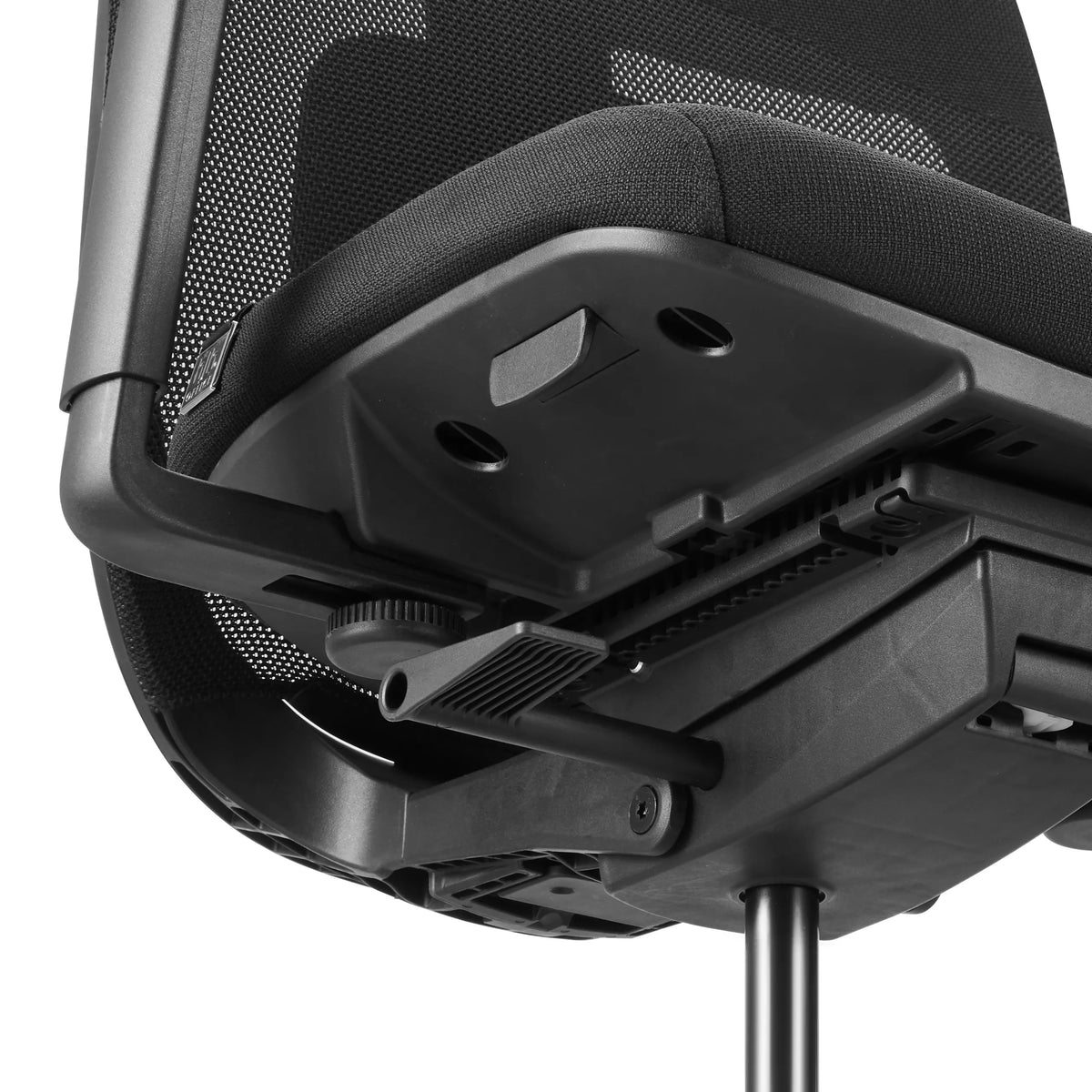 Seat mechanism with adjustment lever under the seat of the Professional Office Chair Skandis by hjh OFFICE