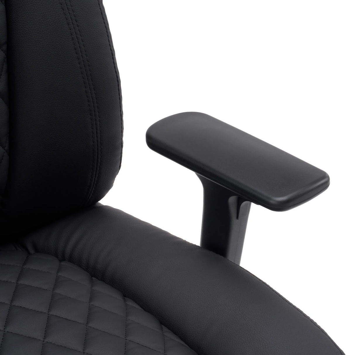 Black faux leather armrest of the XXL Pullmann Gen2 swivel chair by hjh OFFICE