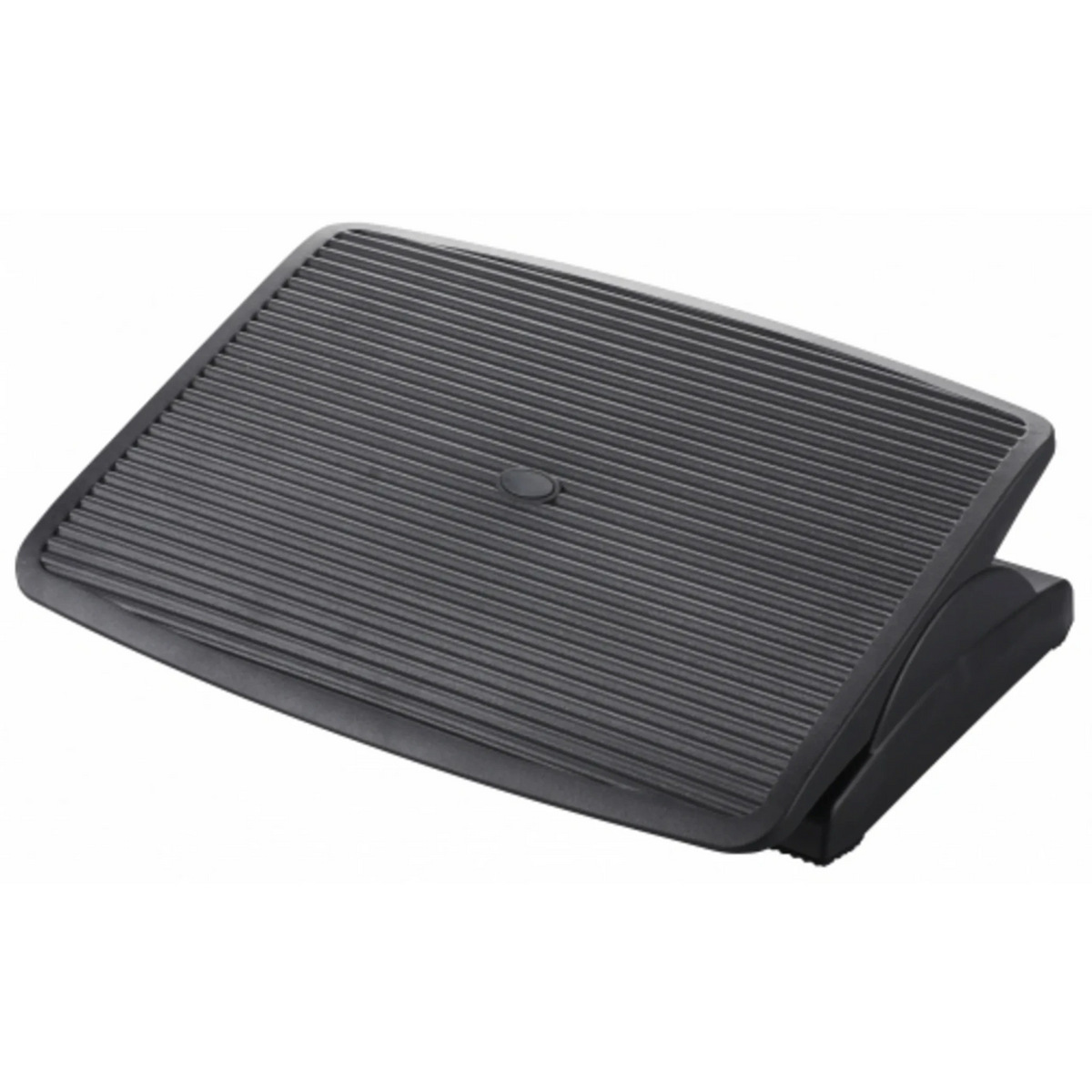 Anthracite Footrest PIEDINO STRIPE with ribbed surface by hjh OFFICE