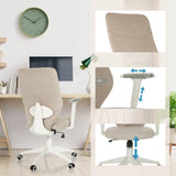 Beige Home Office Chair COSIO II with adjustable armrests and seat height by hjh OFFICE