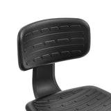 Structured backrest of the Counter chair TOP WORK B in black by hjh OFFICE