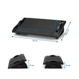 Dimensional drawing of the Footrest PODI I with 53 × 35.5 cm by hjh OFFICE