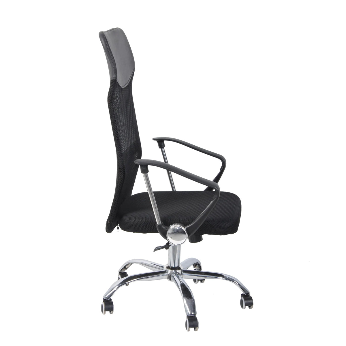 Home Office Executive Chair Stryka Net with mesh cover and polished star base by hjh OFFICE