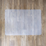 Milk white Office Mat FORTIFLEX for hard floors, 120 x 90 cm by hjh OFFICE