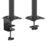 Desk mount with screw clamp of the Ergomount M1 monitor mount in black by hjh OFFICE