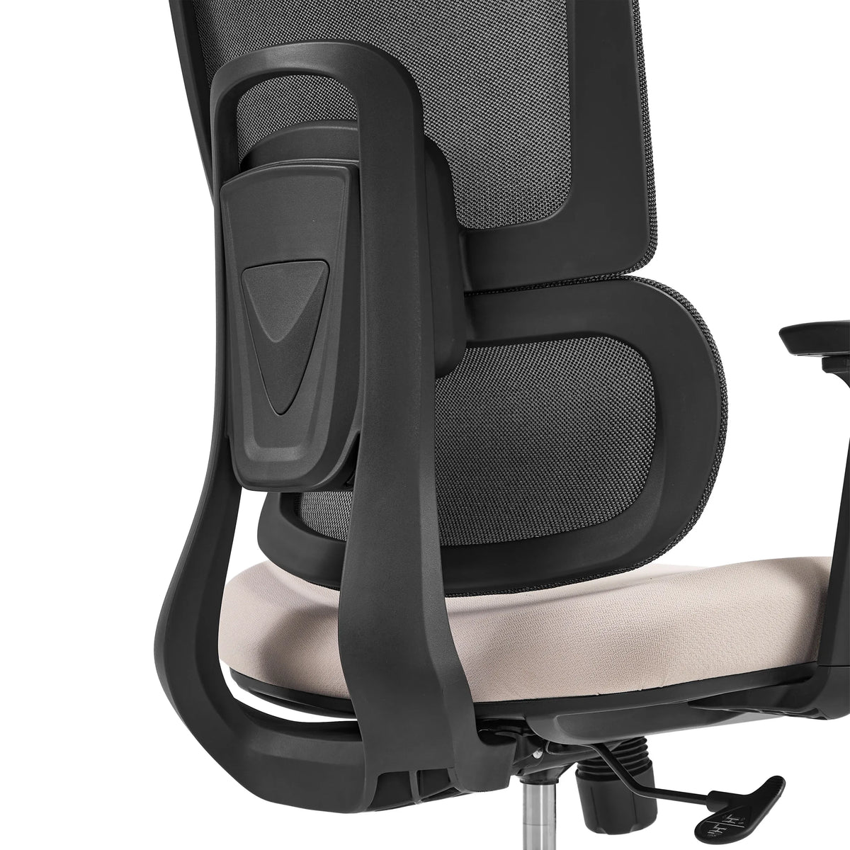 Back of the mesh backrest of the Professional Office Chair Ergomy Pro by hjh OFFICE