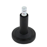 Black chair glide STATO-M for hard floors with 11 mm metal pin by hjh OFFICE