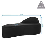 Dimensional drawing of the Lounge Sofa BARACOA with a length of 170 cm and a width of 68 cm by hjh OFFICE