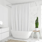 Green Artificial plant SANSEVIERIA in a white pot on a small stool by hjh OFFICE