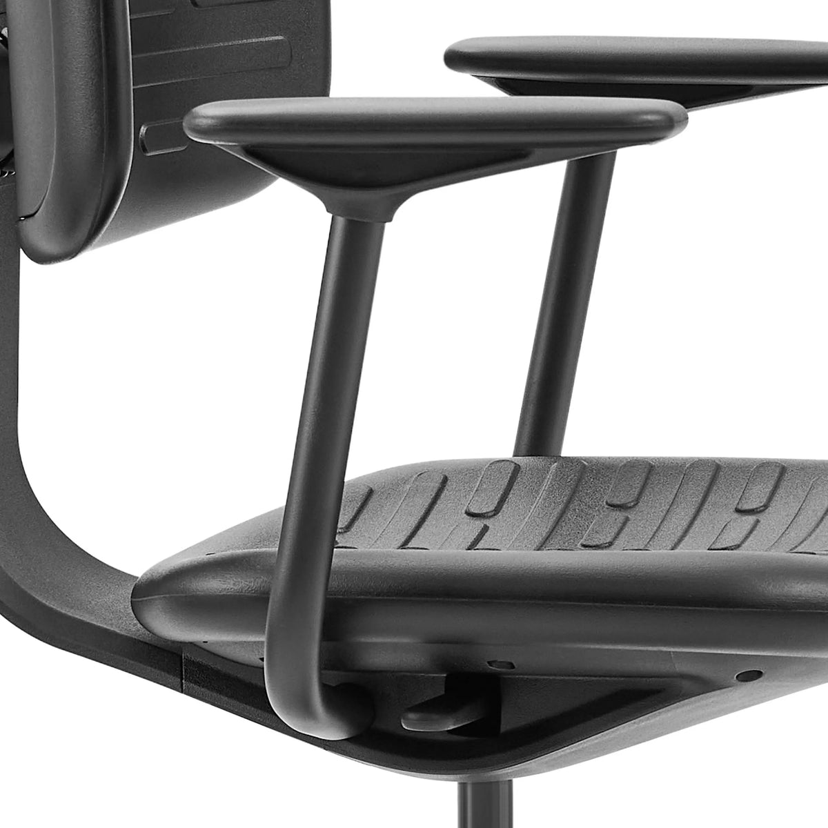 Black Armrest of the TOP WORK B - A model by hjh OFFICE