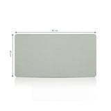 Maßansicht der Schreibunterlage Padflux Clean mit 80 × 40 cm von hjh OFFICE