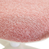 Pink textured fabric cover of the seat of the Swivel Chair – Children Swivelo by hjh OFFICE