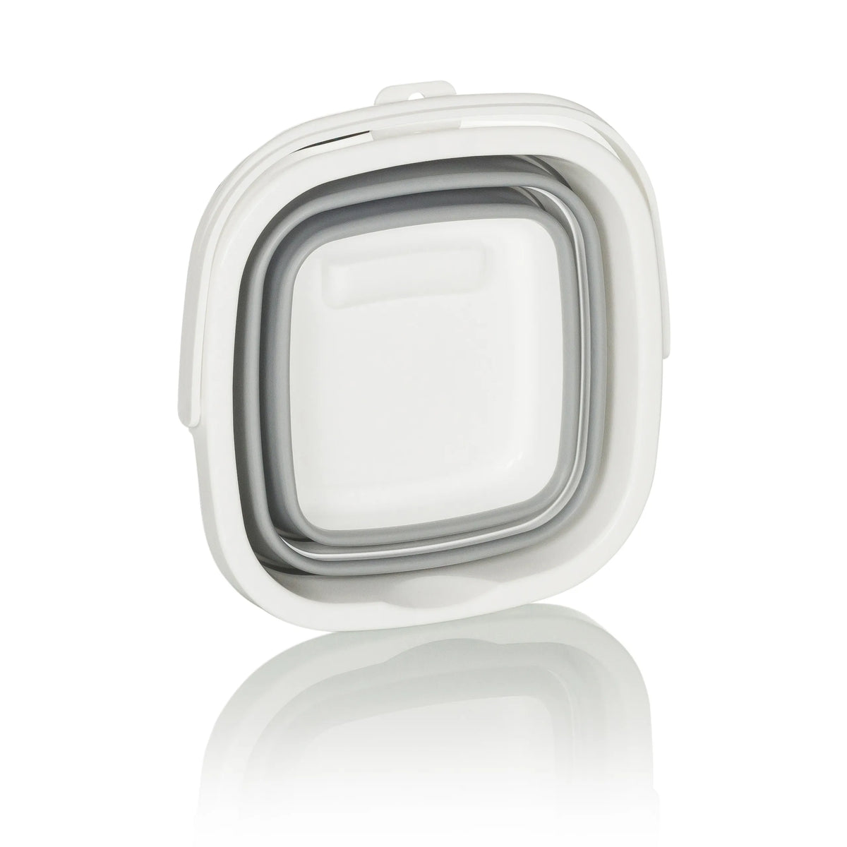 Folded Folding container CLEAN SILE in grey and white by hjh OFFICE