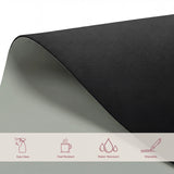 Material view of the Desk Pad Padflux Clean in light green and black by hjh OFFICE