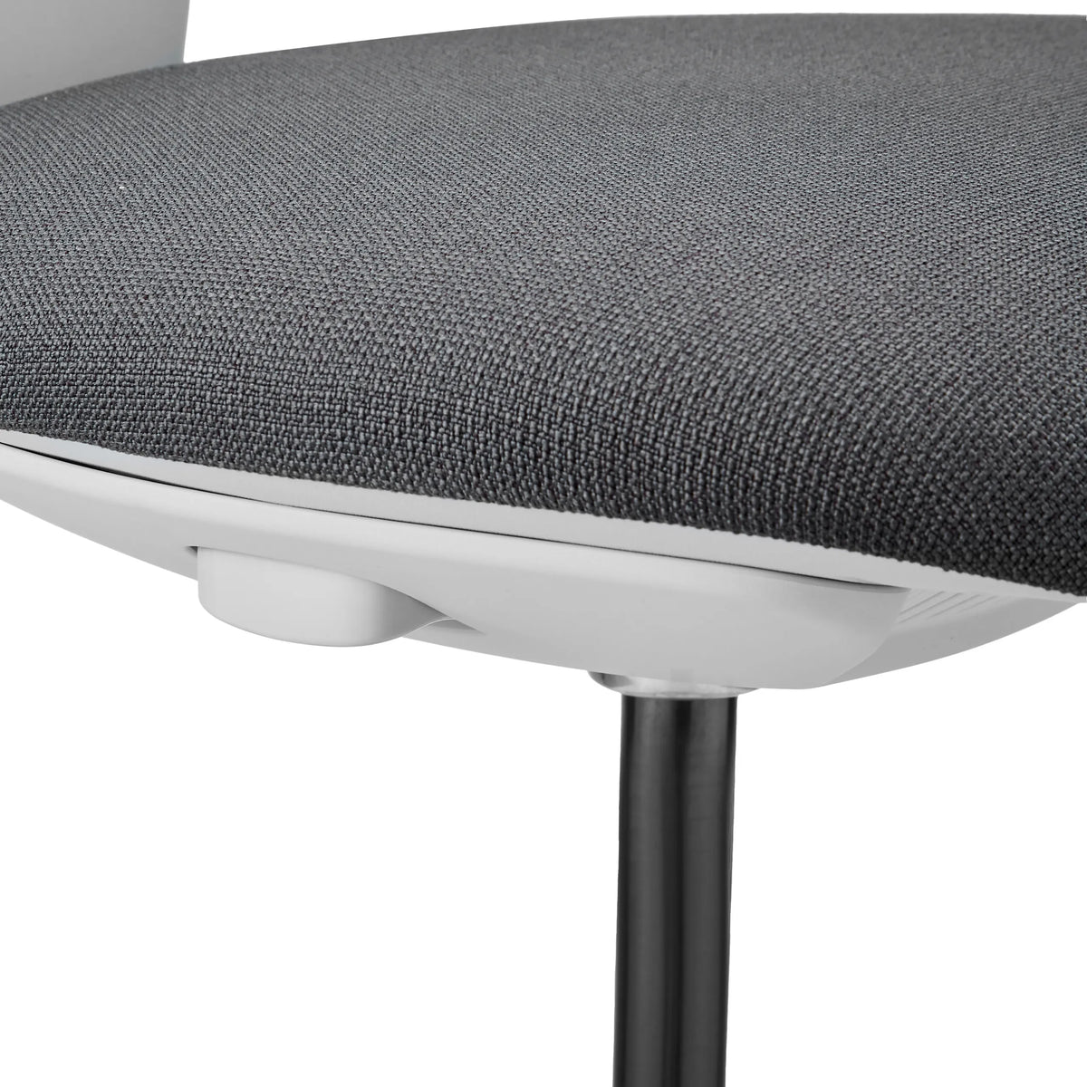 Dark grey fabric cover of the seat of the Work Chair WORK MF2 W by hjh OFFICE