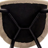 Underside of the frame and seat of the Dining chair SCALLORE in beige by hjh LIVING