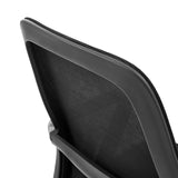 Black mesh backrest of the Home Office Chair Explorer by MyBuero