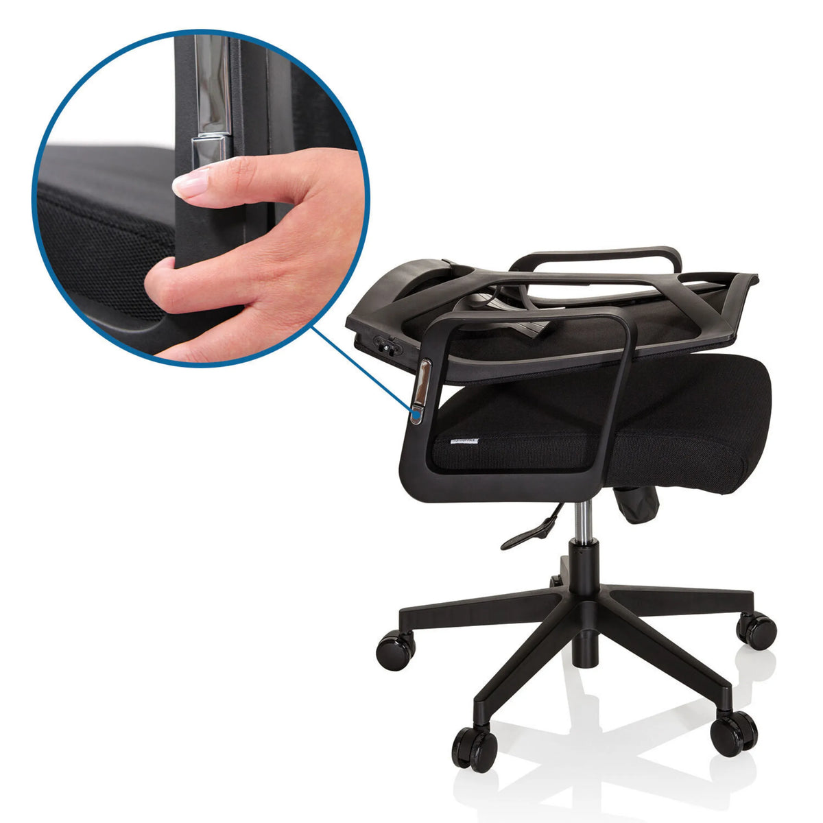 Armrest control lever of the Home Office Chair ENCO by hjh OFFICE