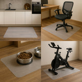 Office Mat FORTIFLEX in milky white for hard floors for various applications by hjh OFFICE