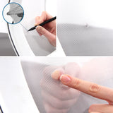 Breathable mesh fabric of the ASPEN WHITE PRO professional office chair backrest in grey and white by hjh OFFICE