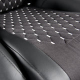 Black quilted seat of the Gaming chair GAMEBREAKER SX 04 by hjh OFFICE
