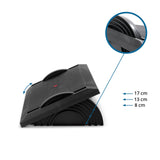 Height adjustment of the PODI I footrest with measurements of 8 cm, 13 cm and 17 cm by hjh OFFICE